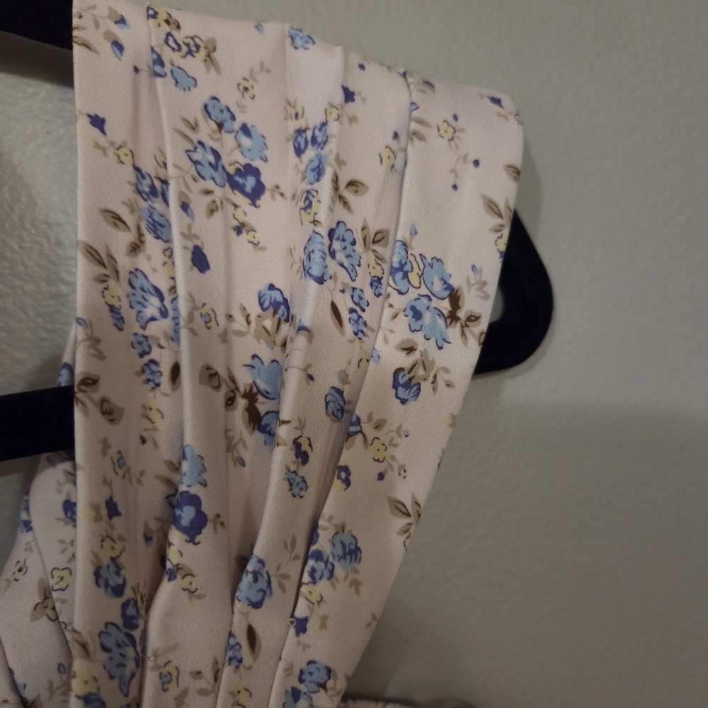 Lavish Alice Womens Retro Pin-up Girl Off The Shoulder White Floral Dress. Sz 12 - Picture 7 of 13
